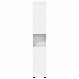 Set di Armadi da Bagno TULUM Bianco 37 x 31,5 x 203 cm