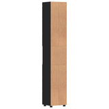 Set di Armadi da Bagno TULUM Nero 37 x 31,5 x 203 cm