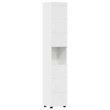Set di Armadi da Bagno TULUM Bianco Lucido 37 x 31,5 x 203 cm