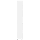 Set di Armadi da Bagno TULUM Bianco Lucido 37 x 31,5 x 203 cm