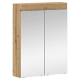 Mobiletto per specchio da bagno TULUM Rovere artigianale