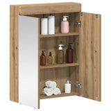 Mobiletto per specchio da bagno TULUM Rovere artigianale