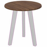 Piano del tavolo Rovere marrone  40 x 1,5 cm Legno truciolato