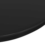 Piano del tavolo Nero  80 x 1,5 cm Legno truciolato