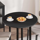 Piano del tavolo Nero  80 x 1,5 cm Legno truciolato