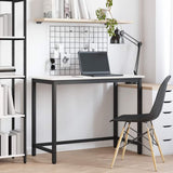 tavolo Bianco 100 x 50 x 77 cm Legno ingegnerizzato e acciaio