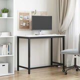 tavolo Bianco 100 x 50 x 77 cm Legno ingegnerizzato e acciaio