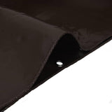 Telo 650g / m Marrone 1,5 x 6 m Tela con rivestimento in PVC