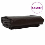Telo 650g / m Marrone 1,5 x 10 m Tela con rivestimento in PVC