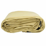 Telo 650g / m Beige 4 x 5 m Tela con rivestimento in PVC