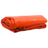 Telo 650g / m Arancione 4 x 7 m Tela con rivestimento in PVC