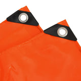 Telo 650g / m Arancione 1,5 x 2 m Tela con rivestimento in PVC