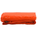 Telo 650g / m Arancione 1,5 x 2,5 m Tela con rivestimento in PVC