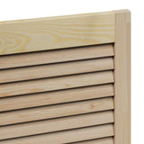 Porta per Armadio con porta 4 pcs Naturale 110 x 2,1 x 39,5 cm