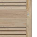 Porta per Armadio 4 pcs Naturale 140,5 x 2,1 x 39,5 cm