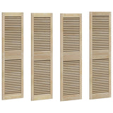 Porta per Armadio 4 pcs Naturale 140,5 x 2,1 x 39,5 cm