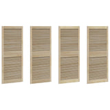 Porta per Armadio 4 pcs Naturale 140,5 x 2,1 x 59,5 cm