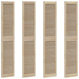 Porta per Armadio con porta 4 pcs Naturale 201 x 2,1 x 39,5 cm