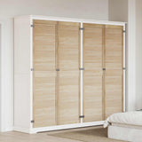 Porta per Armadio con porta 4 pcs Naturale 201 x 2,1 x 59,5 cm