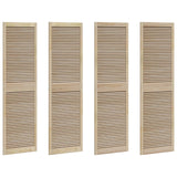 Porta per Armadio con porta 4 pcs Naturale 201 x 2,1 x 59,5 cm