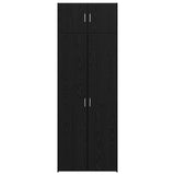 Armadio 3 pcs Rovere Nero