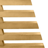 Albero di Natale in legno Marrone 60 cm Legno di pino massello