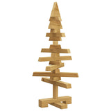 Albero di Natale in legno Marrone 60 cm Legno di pino massello