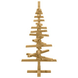 Albero di Natale in legno Marrone 90 cm Legno di pino massello