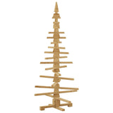 Albero di Natale in legno Marrone 150 cm Legno di pino massello