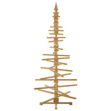 Albero di Natale in legno Marrone 210 cm Legno di pino massello