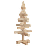 Alberi di Natale Naturale 60 cm Legno di pino massello