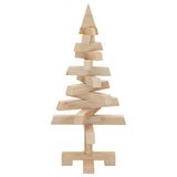 Alberi di Natale Naturale 60 cm Legno di pino massello