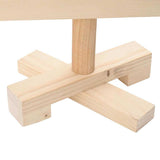 Alberi di Natale Naturale 90 cm Legno di pino massello