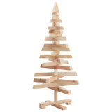 Alberi di Natale Naturale 90 cm Legno di pino massello