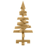 Alberi di Natale Marrone 60 cm Legno di pino massello