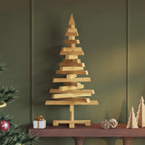 Alberi di Natale Marrone 90 cm Legno di pino massello