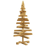 Alberi di Natale Marrone 90 cm Legno di pino massello