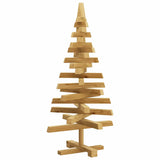 Alberi di Natale Marrone 90 cm Legno di pino massello