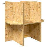 Base per Terrario Marrone 50 x 50 x 50 cm OSB
