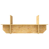 Base per Terrario con lo scaffale Marrone 100 x 40 x 50 cm OSB