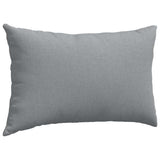 Cuscini da Divano 2 pcs Grigio chiaro 50 x 30 cm Tessuto