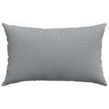 Cuscini da Divano 2 pcs Grigio chiaro 50 x 30 cm Tessuto