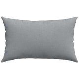 Cuscini da Divano 2 pcs Grigio chiaro 50 x 30 cm Tessuto