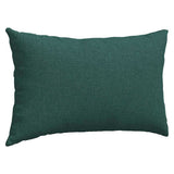 Cuscini da Divano 2 pcs Verde Scuro 50 x 30 cm Tessuto