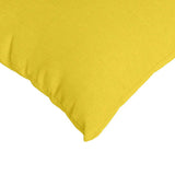 Cuscini da Divano 2 pcs Giallo Chiaro 50 x 30 cm Tessuto