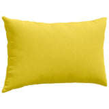 Cuscini da Divano 2 pcs Giallo Chiaro 50 x 30 cm Tessuto