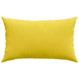 Cuscini da Divano 2 pcs Giallo Chiaro 50 x 30 cm Tessuto