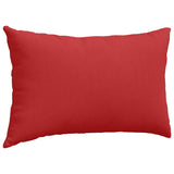Cuscini da Divano 2 pcs Rosso 50 x 30 cm Tessuto