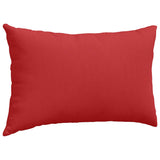 Cuscini da Divano 2 pcs Rosso 50 x 30 cm Tessuto