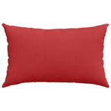 Cuscini da Divano 2 pcs Rosso 50 x 30 cm Tessuto